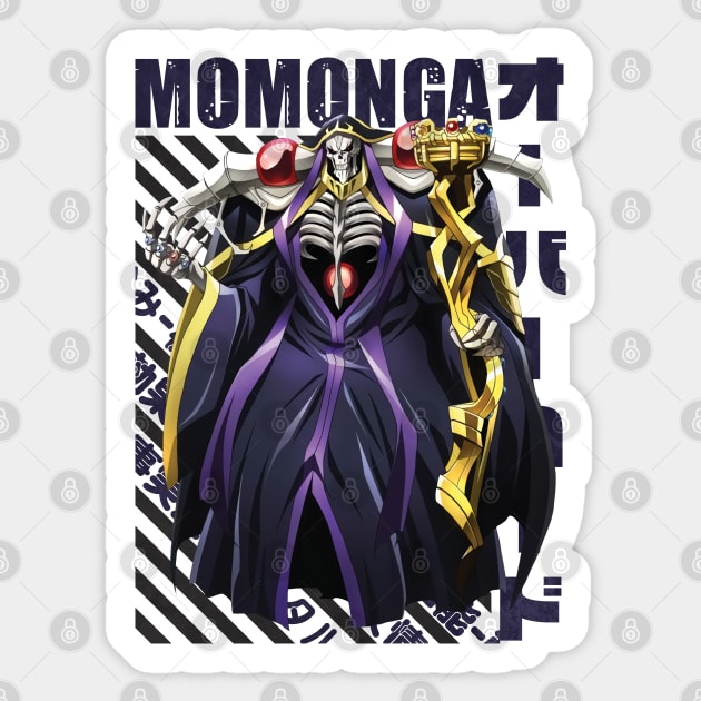 Overlord - Momonga Sticker by Recup-Tout